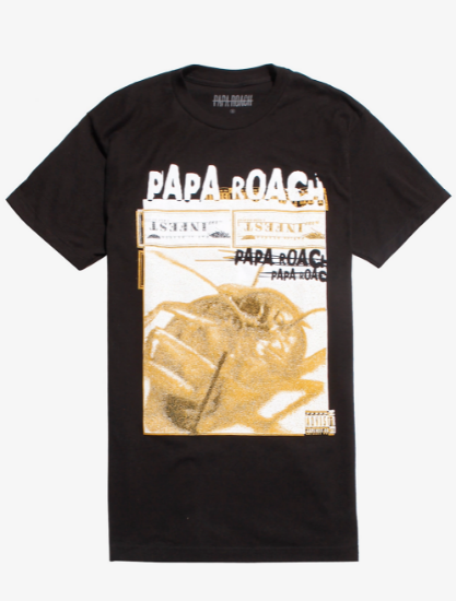 papa roach t shirts